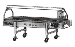 görgős asztal front kép