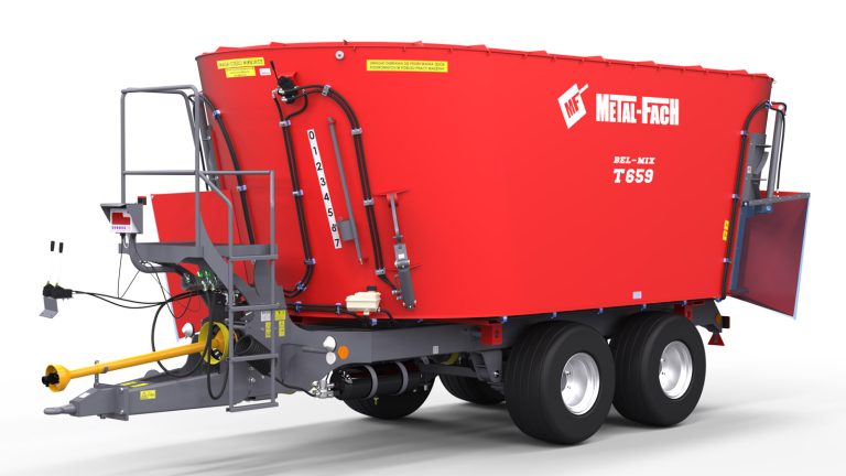Metal-Fach T659 Bel-Mix takarmánykeverő kocsi